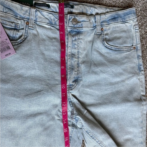 NWT Wild Fable Super High Rise Distressed Jeans / Size 17 / Straight Leg - Picture 8 of 10